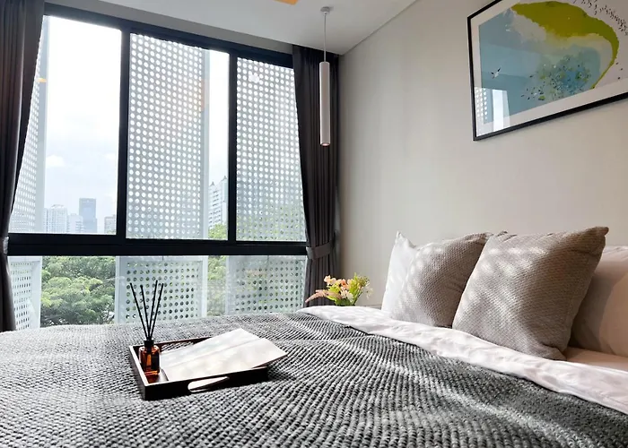 度假居 Expansive Luxury 2br - Ultra Fast Wifi - Phrom Phong