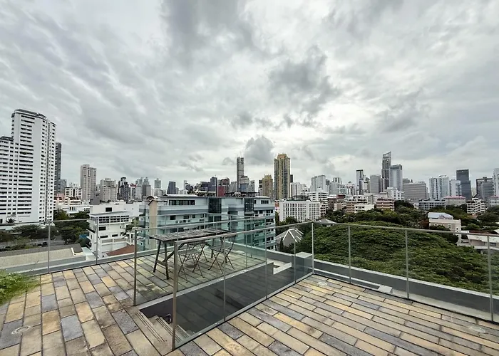 度假居 Expansive Luxury 2br - Ultra Fast Wifi - Phrom Phong