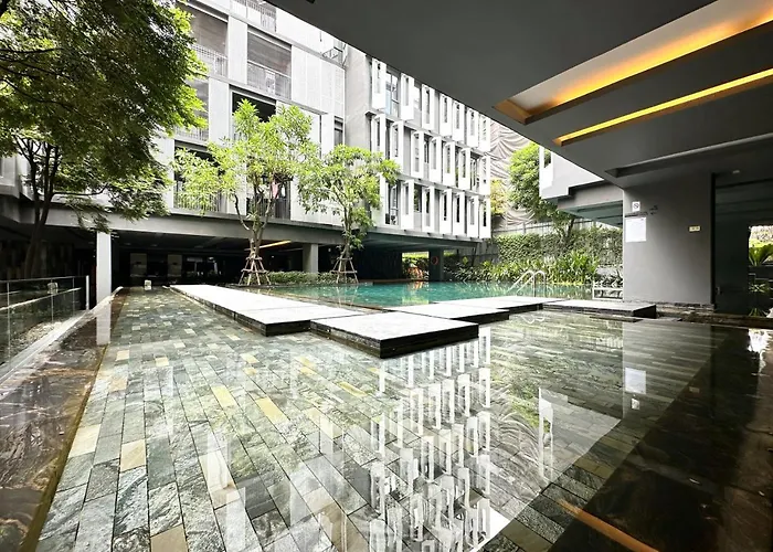 度假居 Expansive Luxury 2br - Ultra Fast Wifi - Phrom Phong 曼谷