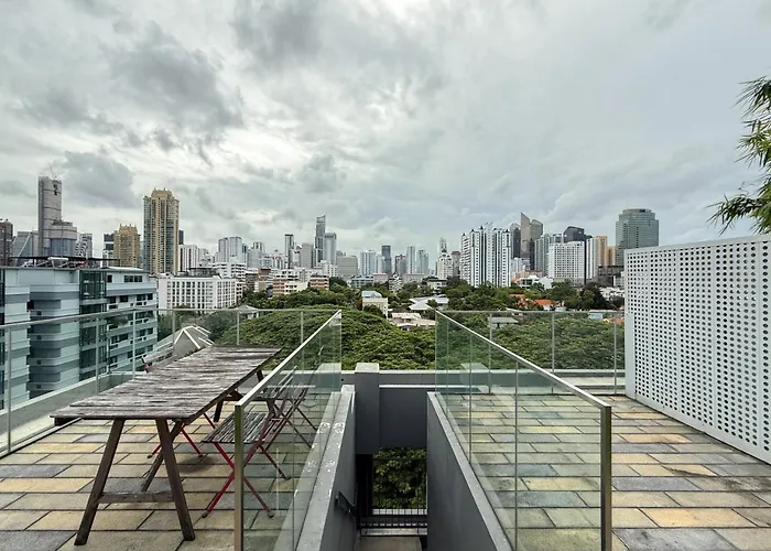 度假居 Expansive Luxury 2br - Ultra Fast Wifi - Phrom Phong