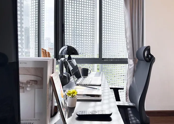 度假居 Expansive Luxury 2br - Ultra Fast Wifi - Phrom Phong